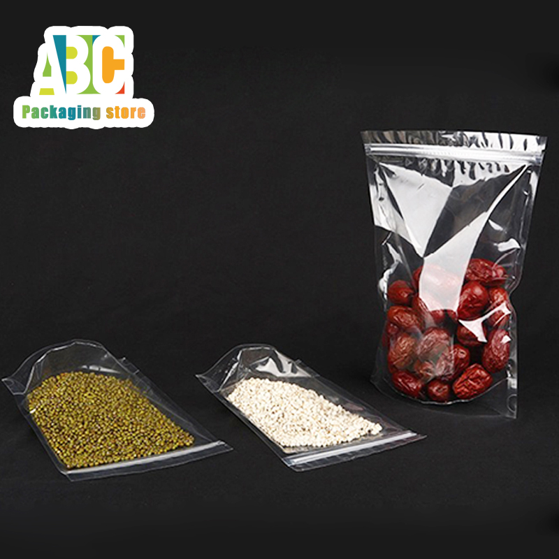 Food Halloween Snacks - Transparent Self-Supporting Zipper Bag Custom Printing