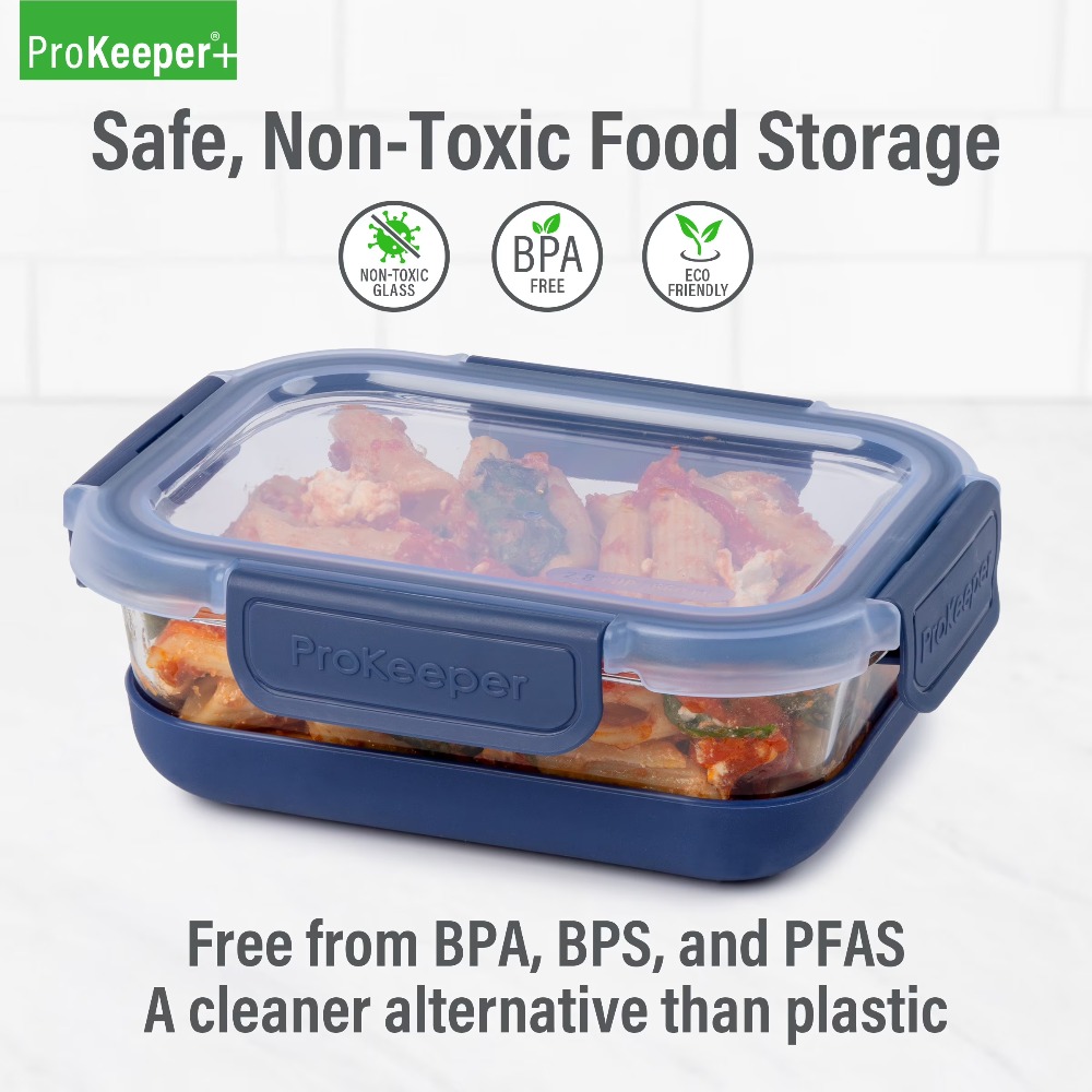2.8 Cup Glass Food Storage Con - Food Prep Snacks recension och pris
