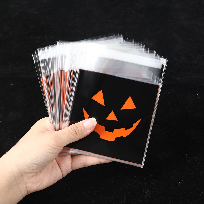 50/100pcs Halloween Black Oran - Food Halloween Snacks recension och pris
