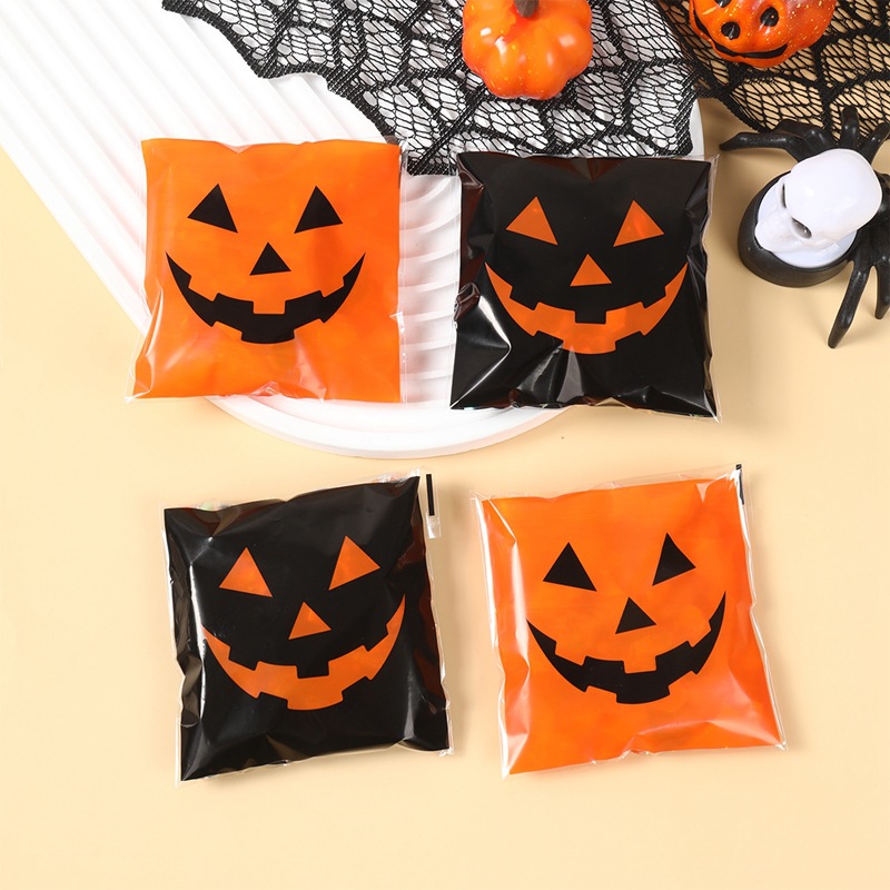 50/100pcs Halloween Black Oran - Food Halloween Snacks recension och pris