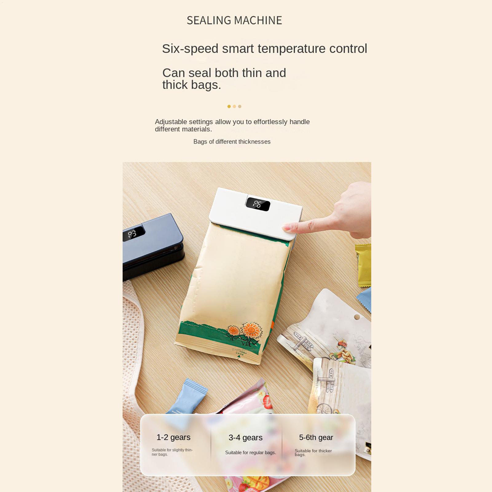 Mini Bag Resealer LED Display  - Food Prep Snacks recension och pris
