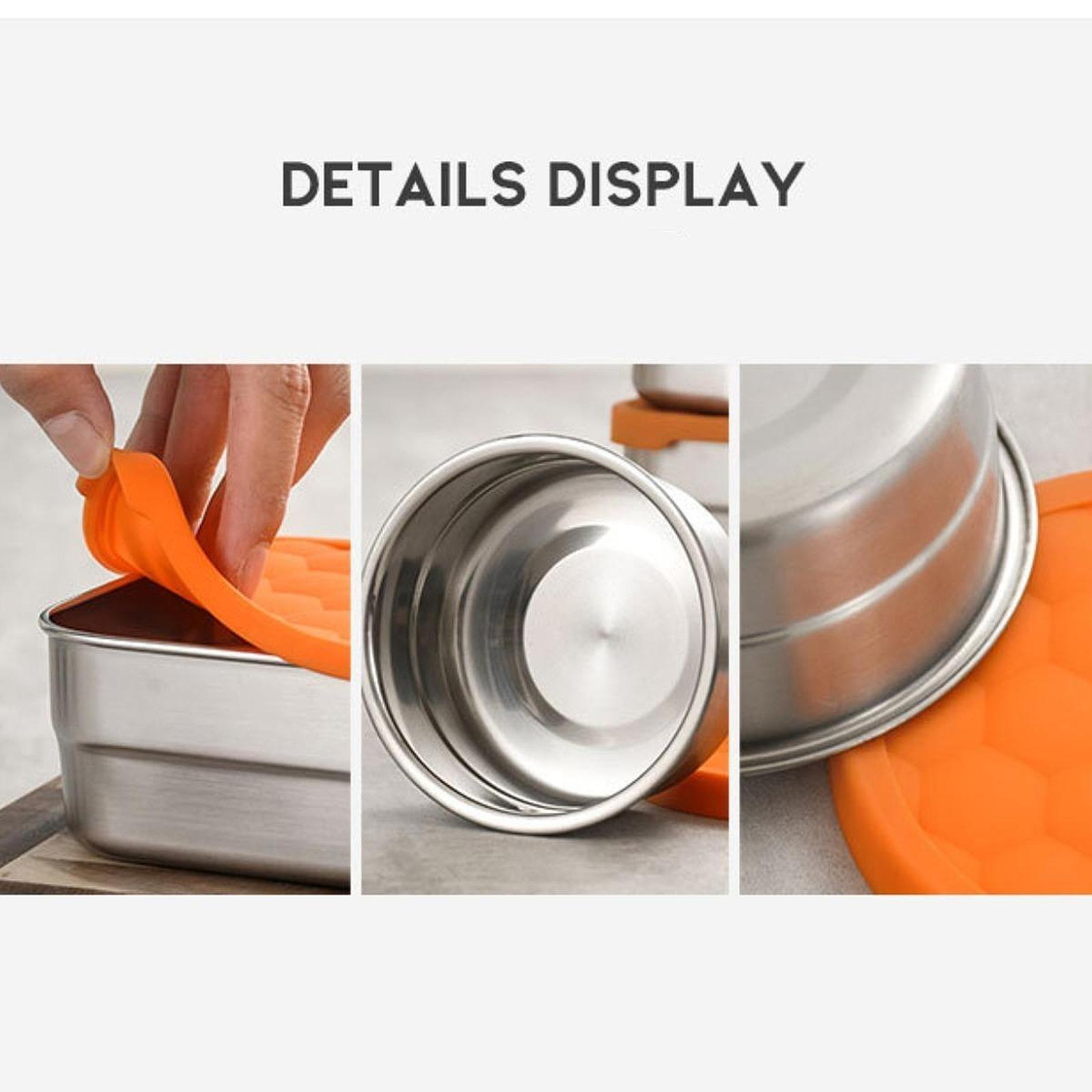 Stainless Steel Food Container - Food Prep Snacks recension och pris