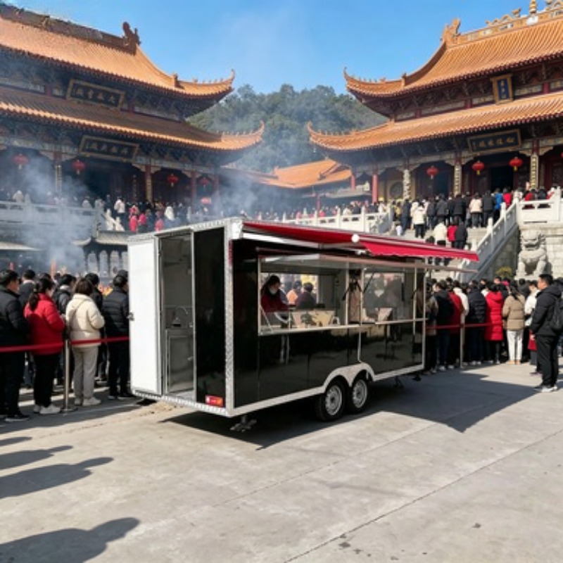 Portable Food Cart Trailer Cof - Food Snacks That Start With A recension och pris