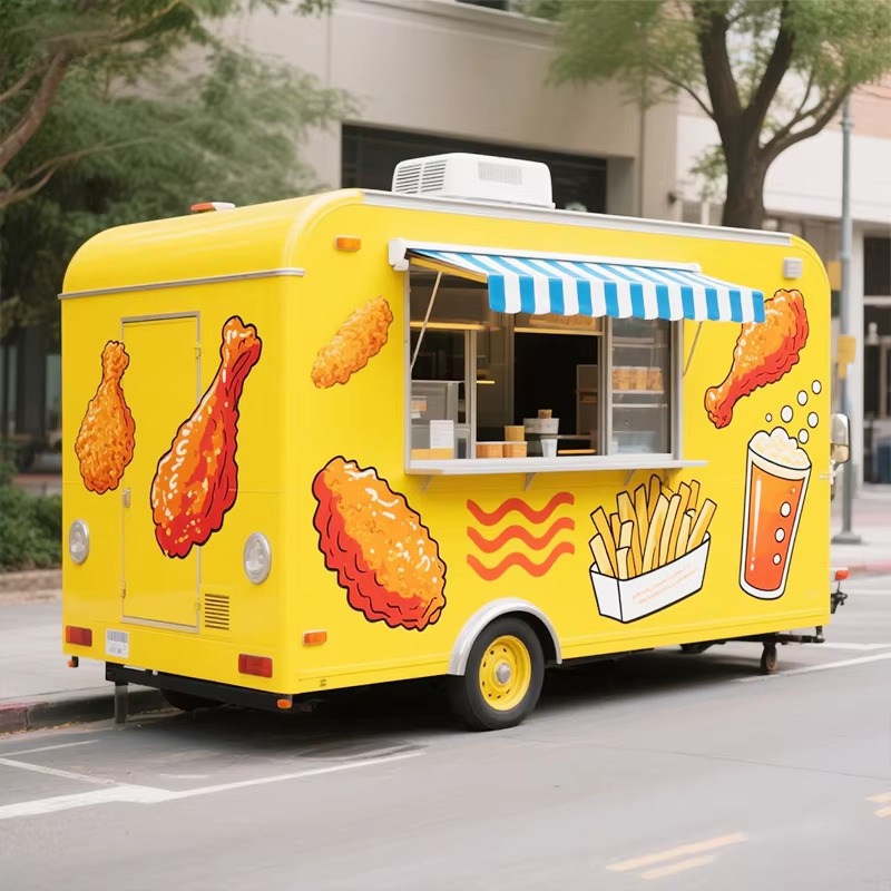Portable Food Cart Trailer Cof - Food Snacks That Start With A recension och pris