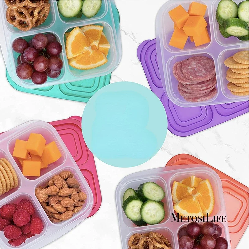 Plastic Bento Snack Box Reusab - Food Prep Snacks recension och pris