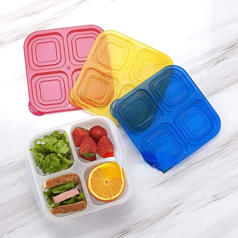 Plastic Bento Snack Box Reusab - Food Prep Snacks recension och pris