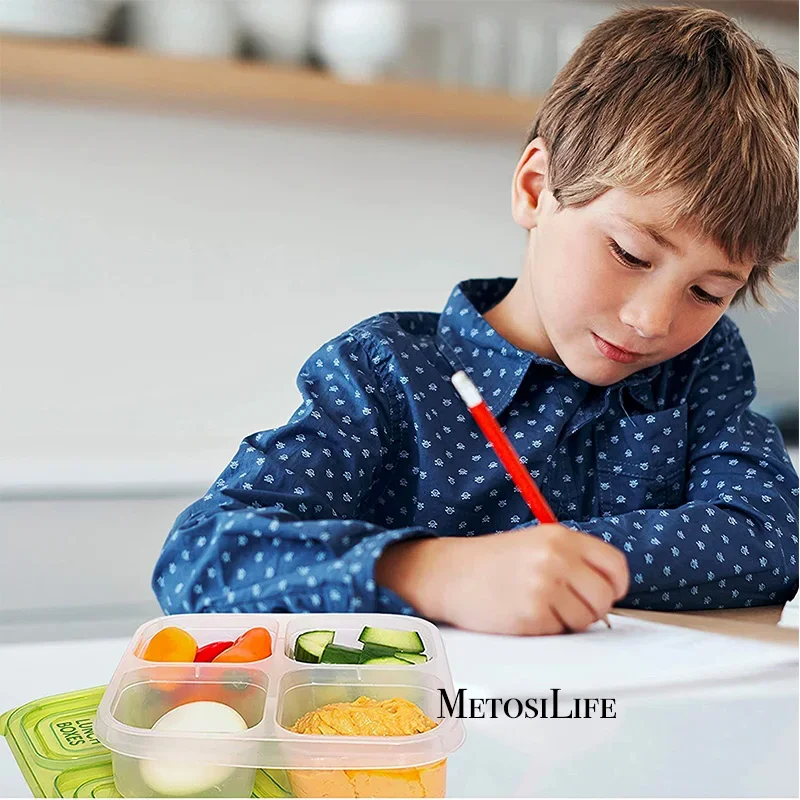 Plastic Bento Snack Box Reusab - Food Prep Snacks recension och pris