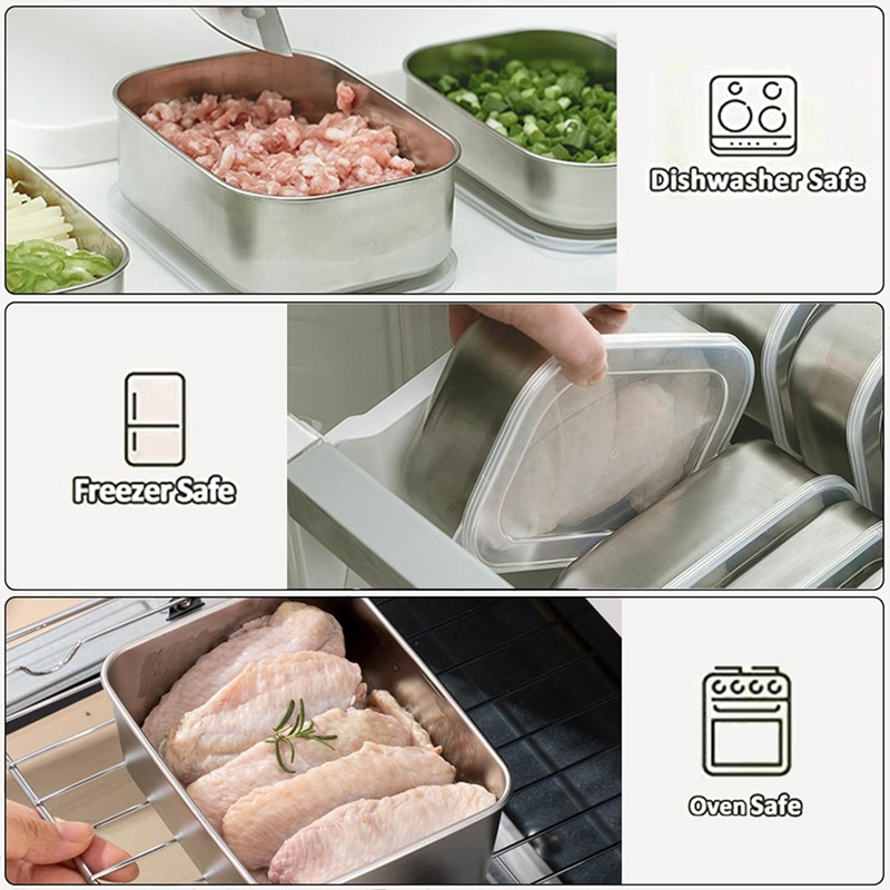 Stainless Steel Containers for - Food & Snacks Coloring recension och pris