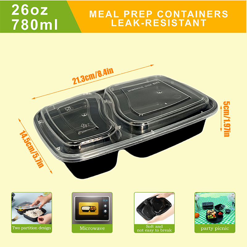 10/40 Pack 26 oz Two-Compartme - Food Halloween Snacks recension och pris