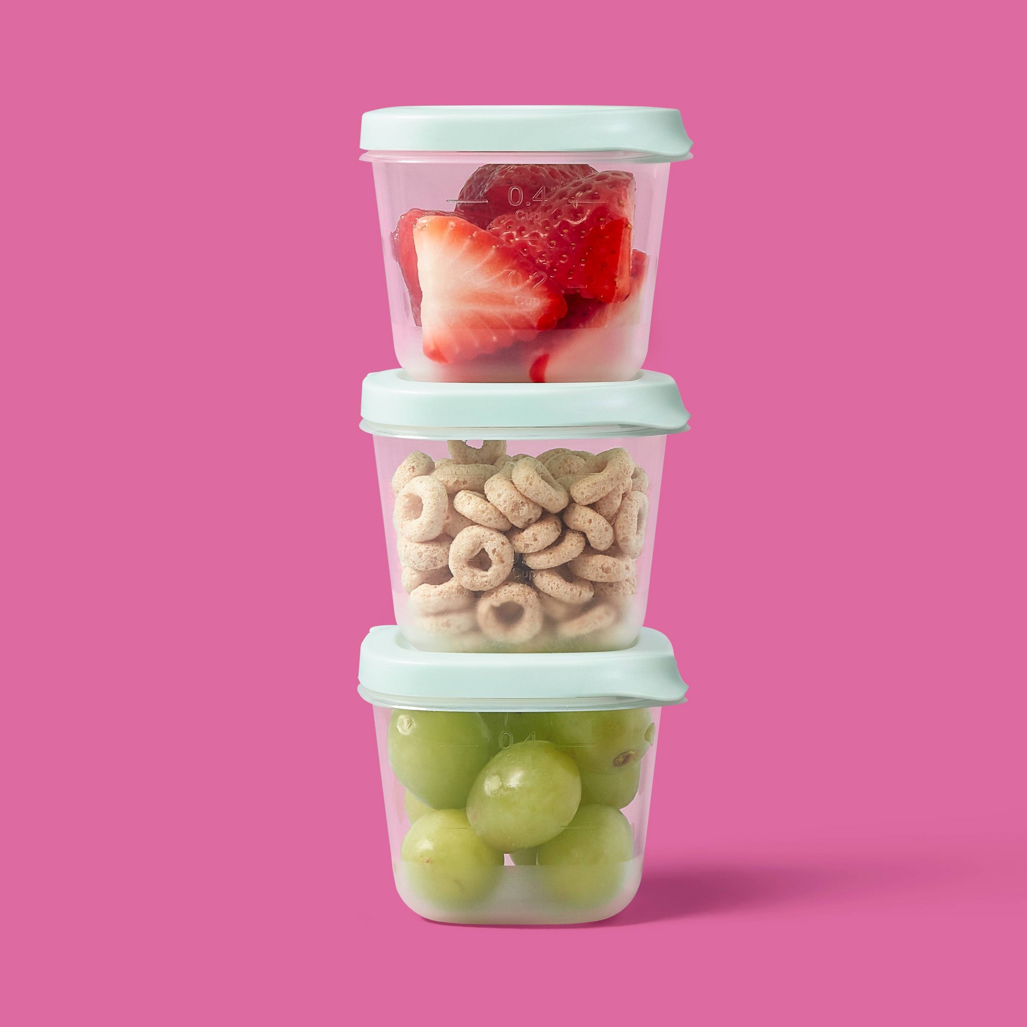 4ct Mini Square Half Cup Food  - Food Prep Snacks recension och pris