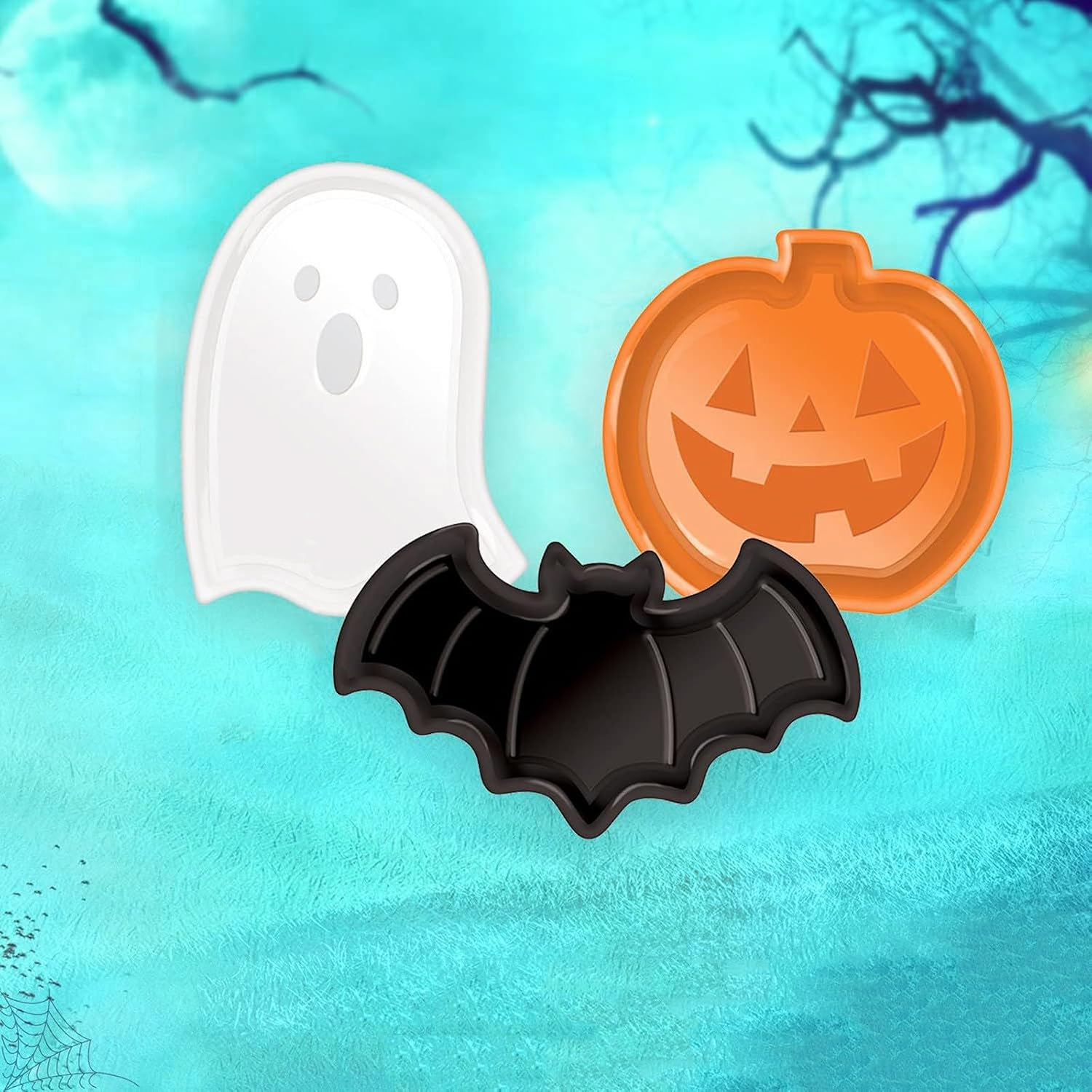 Reusable Halloween Plates Set  - Food Halloween Snacks recension och pris