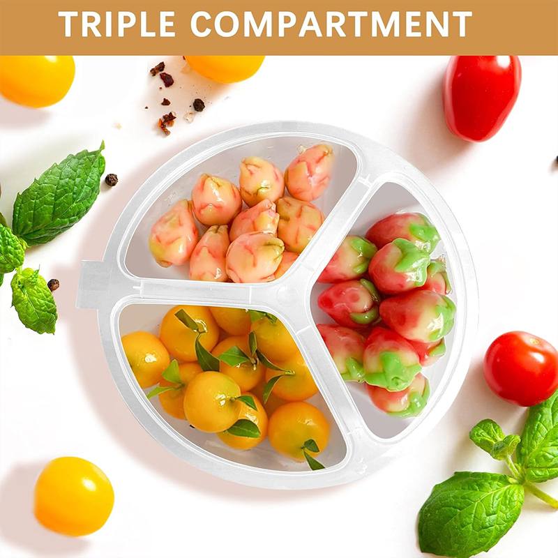 5-20Pcs 3-Compartment Snack Bo - Food Prep Snacks recension och pris