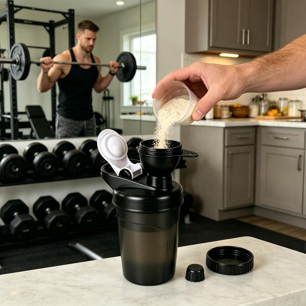 PP Plastic Protein Powder Funn - Protein Bar Box recension och pris