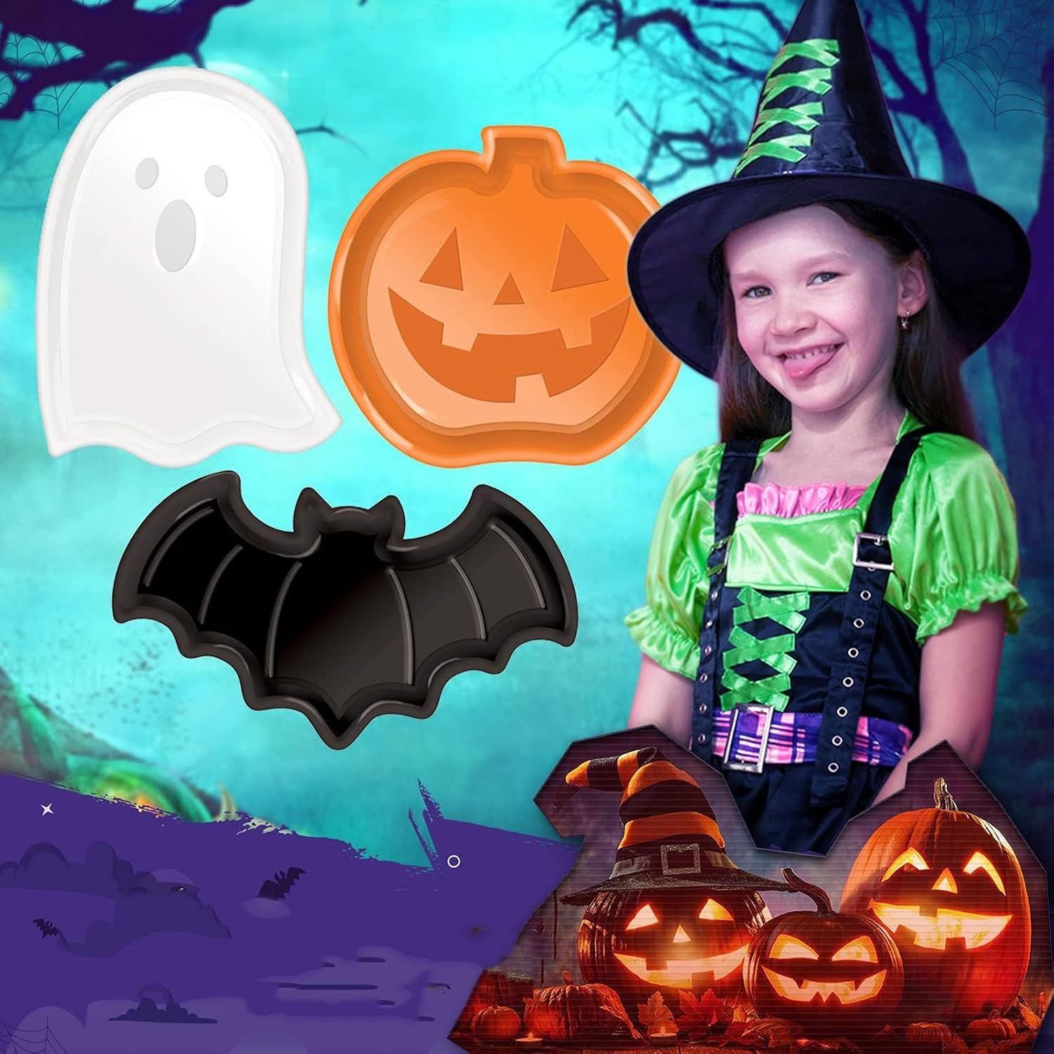 Cute Shaped Halloween Serving  - Food Halloween Snacks recension och pris