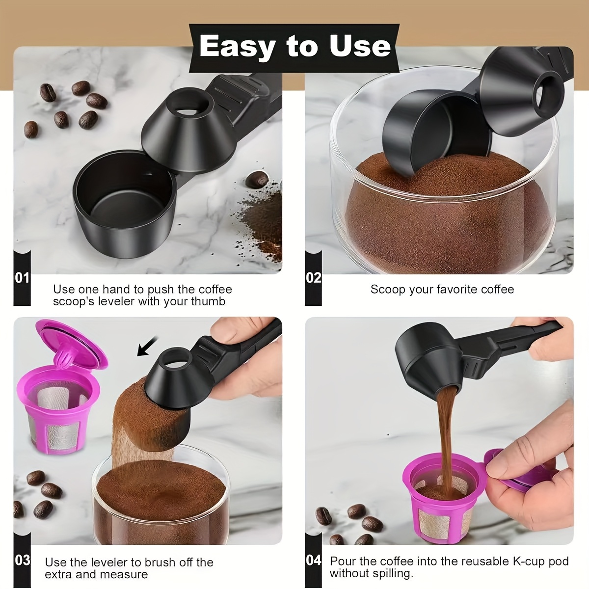 Coffee Scoop & Funnel Protein  - Protein Bar Box recension och pris
