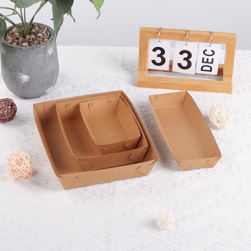 10/30/50pcs Kraft Paper Dispos - Food Halloween Snacks recension och pris