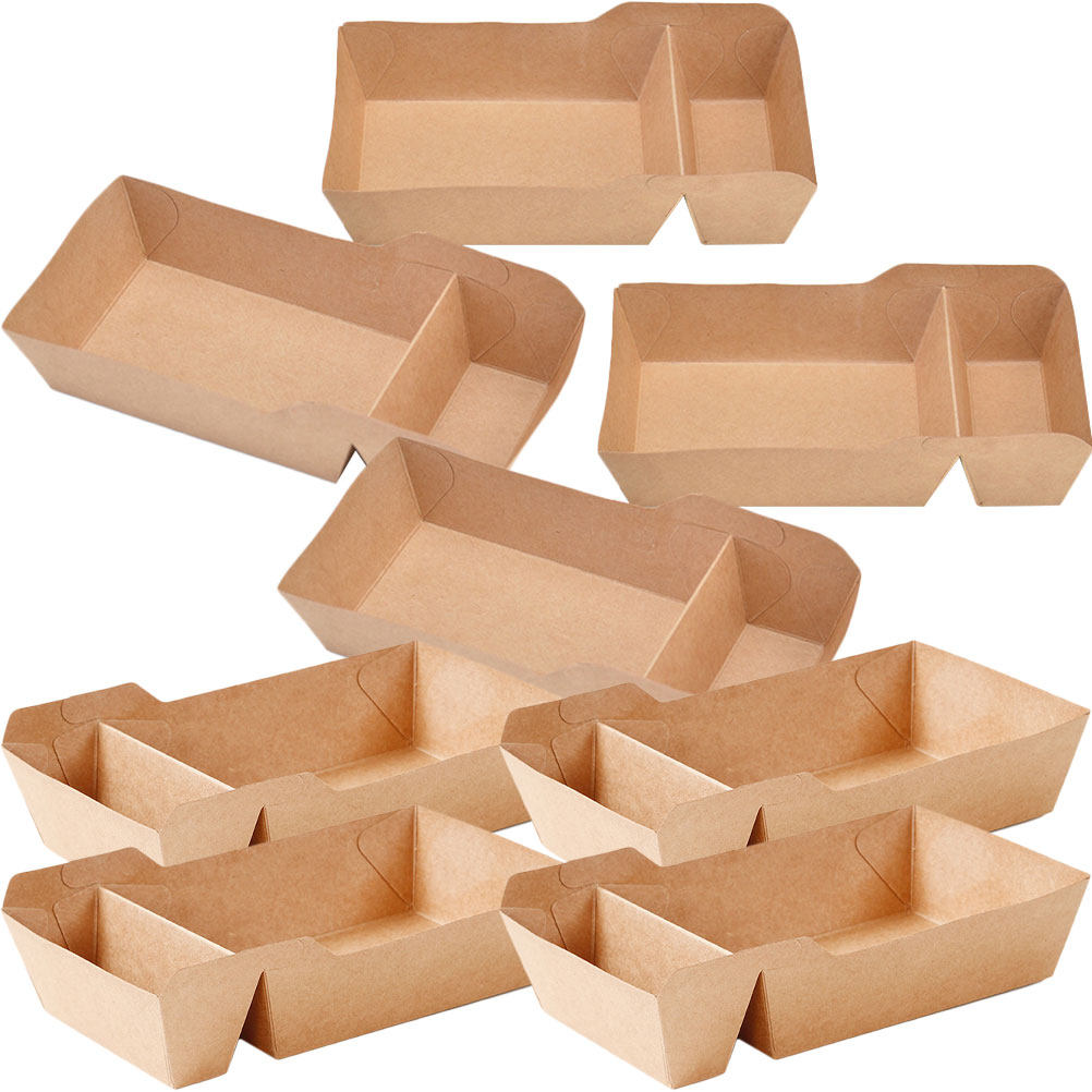 50Pcs Paper Snack Boxes Blank  - Food Day Snacks recension och pris