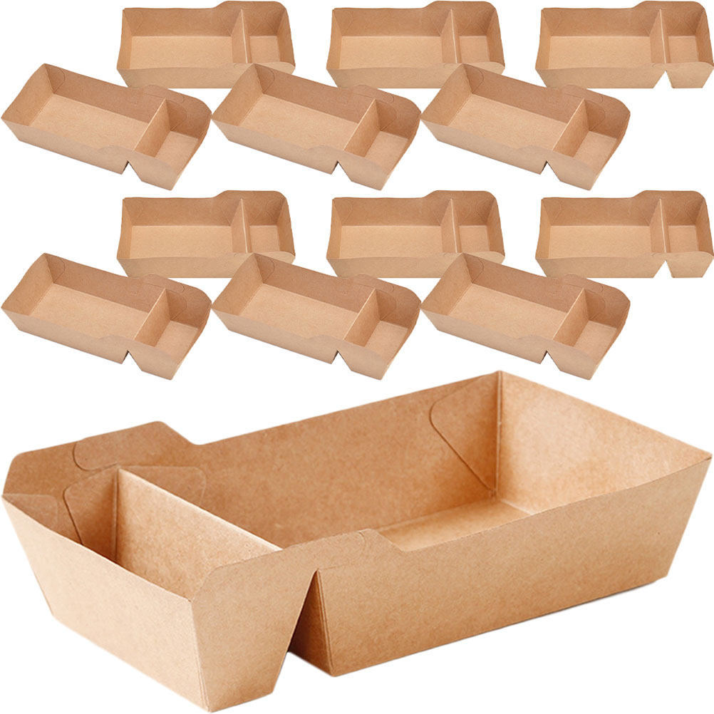 50Pcs Paper Snack Boxes Blank  - Food Day Snacks recension och pris