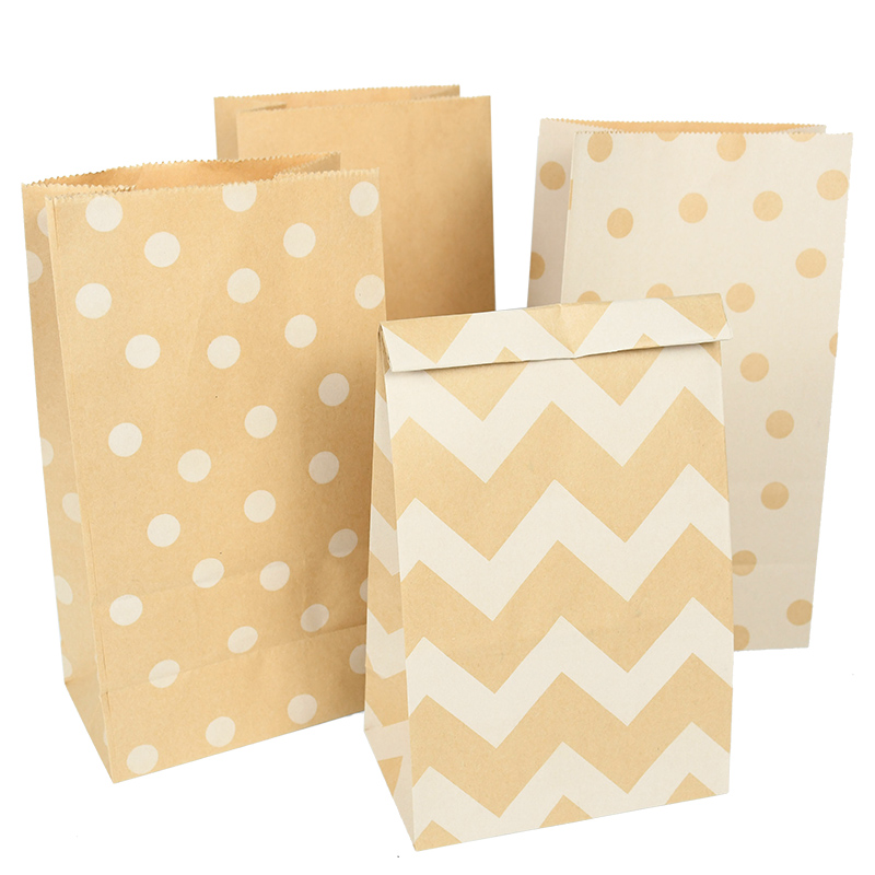 10pcs Brown Kraft Paper Gifts  - Food Halloween Snacks recension och pris