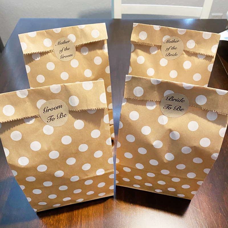 10pcs Brown Kraft Paper Gifts  - Food Halloween Snacks recension och pris