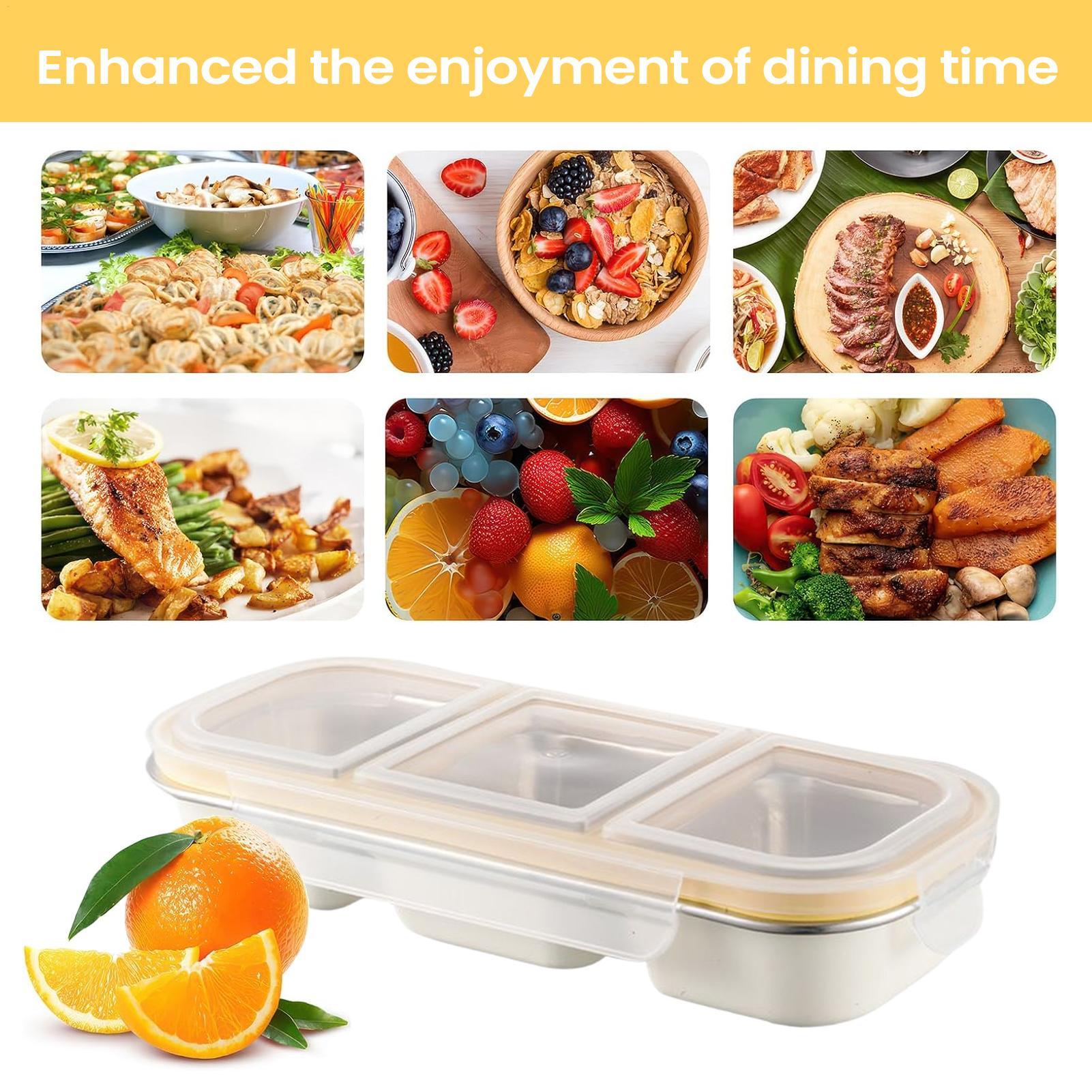 Stainless Steel Snack Box Spil - Food Prep Snacks recension och pris