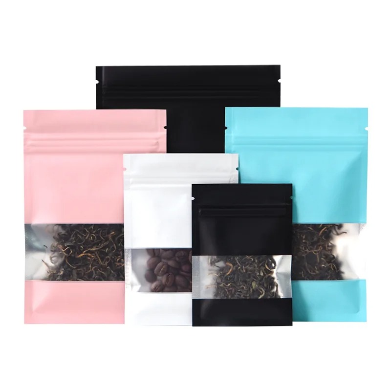 100Pcs Zip Lock Mylar Foil Bag - Food Halloween Snacks recension och pris