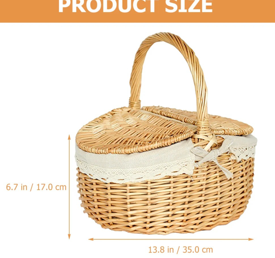 Multi-Function Hand-Woven Bask - Food Snacks With Fiber recension och pris