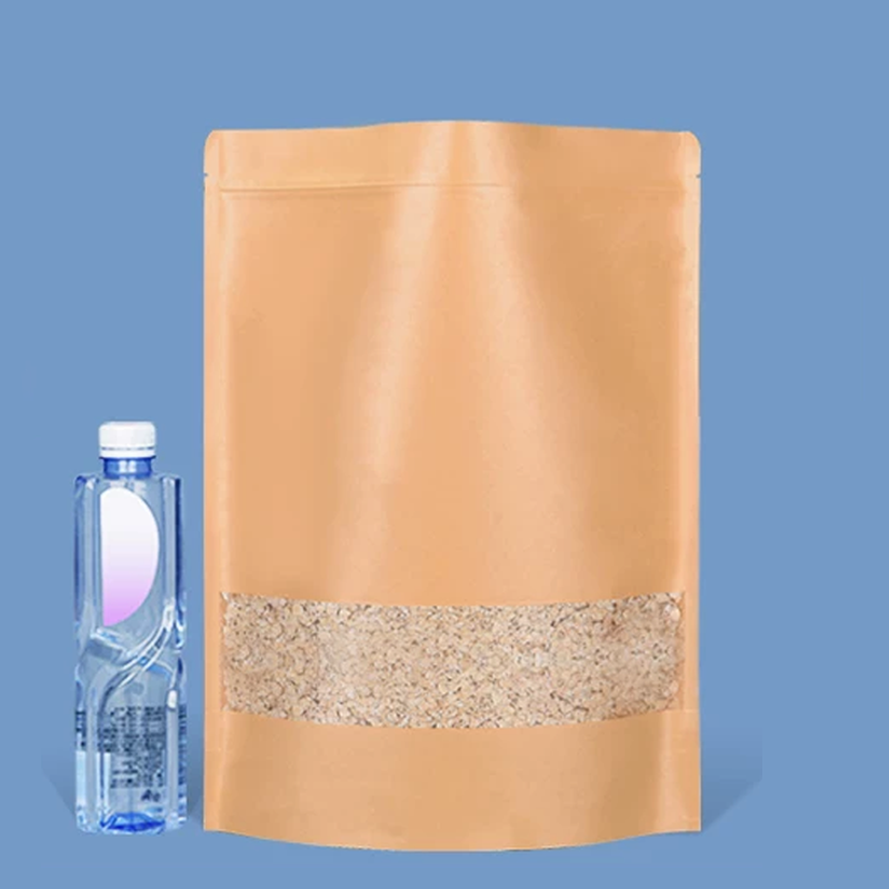 50 kraft paper bags,windowed s - Food Halloween Snacks recension och pris