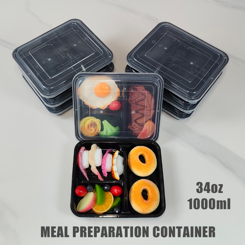 3-Compartment 34 Oz/1000 Ml, 1 - Food Prep Snacks recension och pris